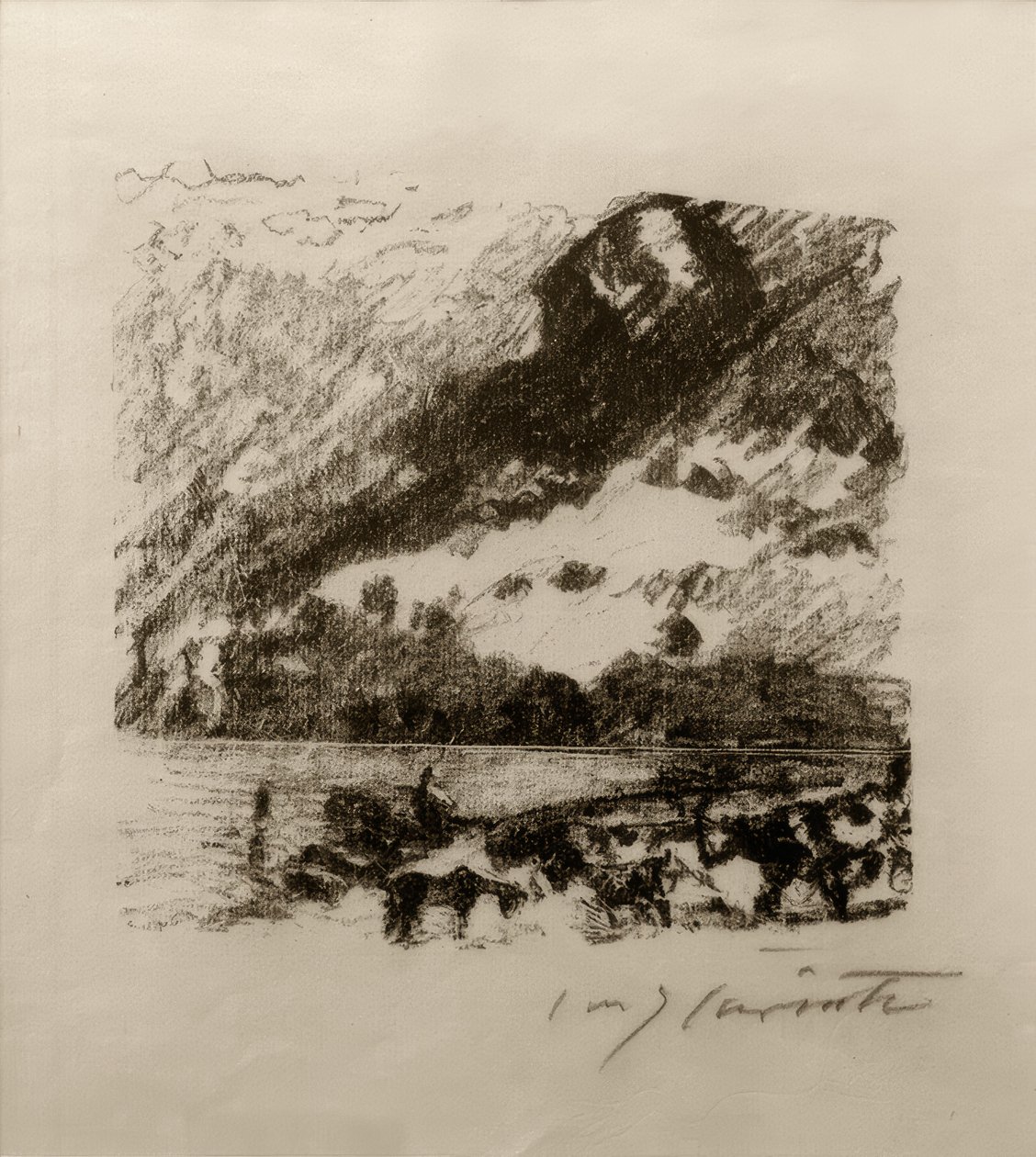 Bergsee von Lovis Corinth