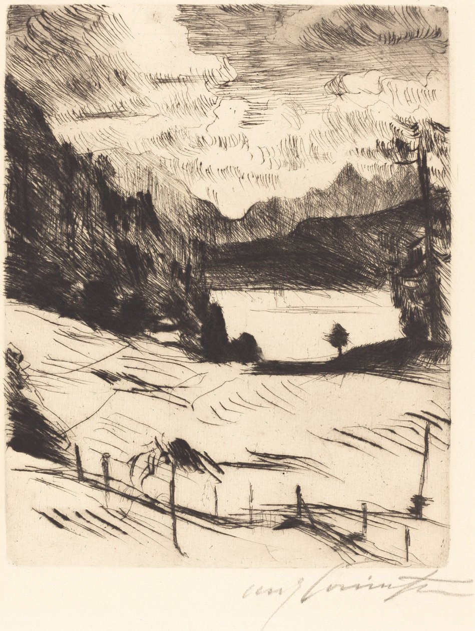 Der Walchensee von Lovis Corinth