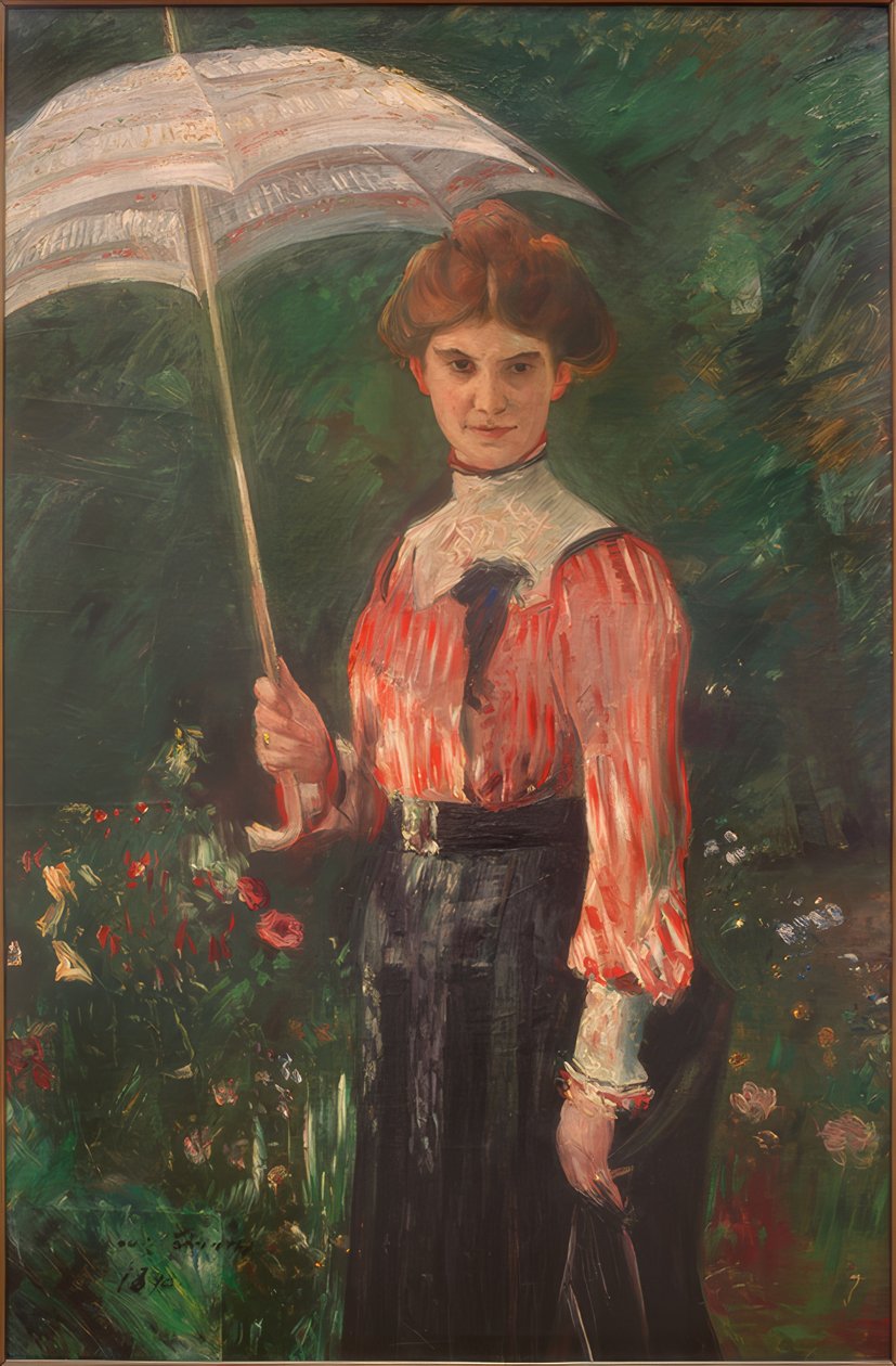 Frau Halbe von Lovis Corinth