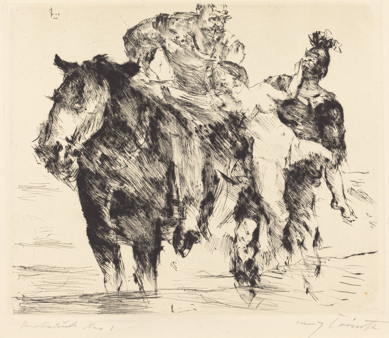 Frauenräuber von Lovis Corinth