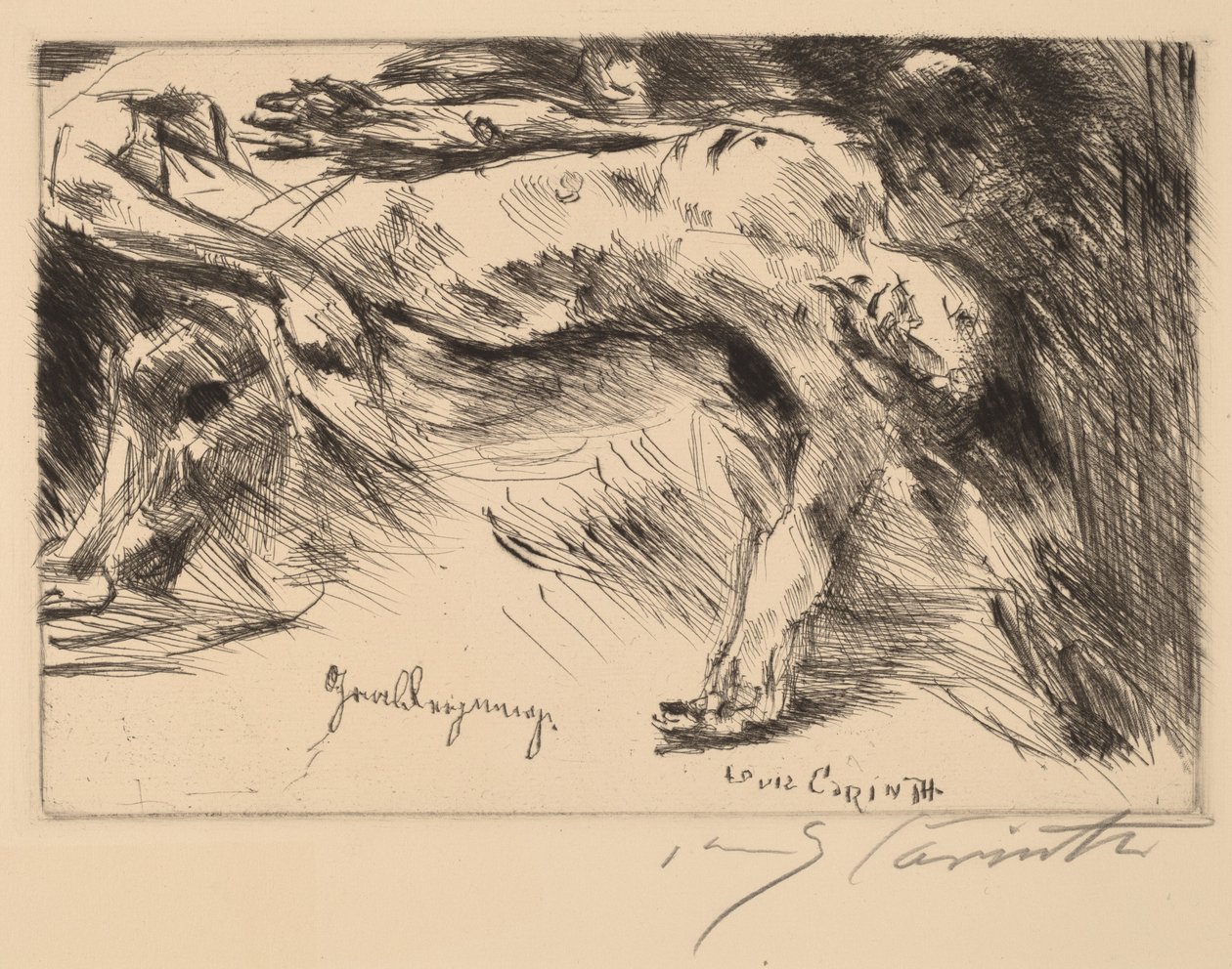 Grablegung, 1921-1922 von Lovis Corinth