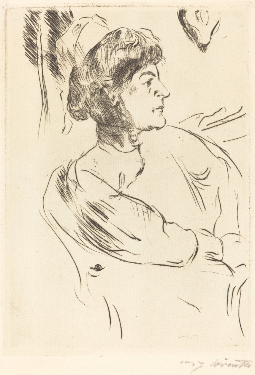 Krankenschwester von Lovis Corinth