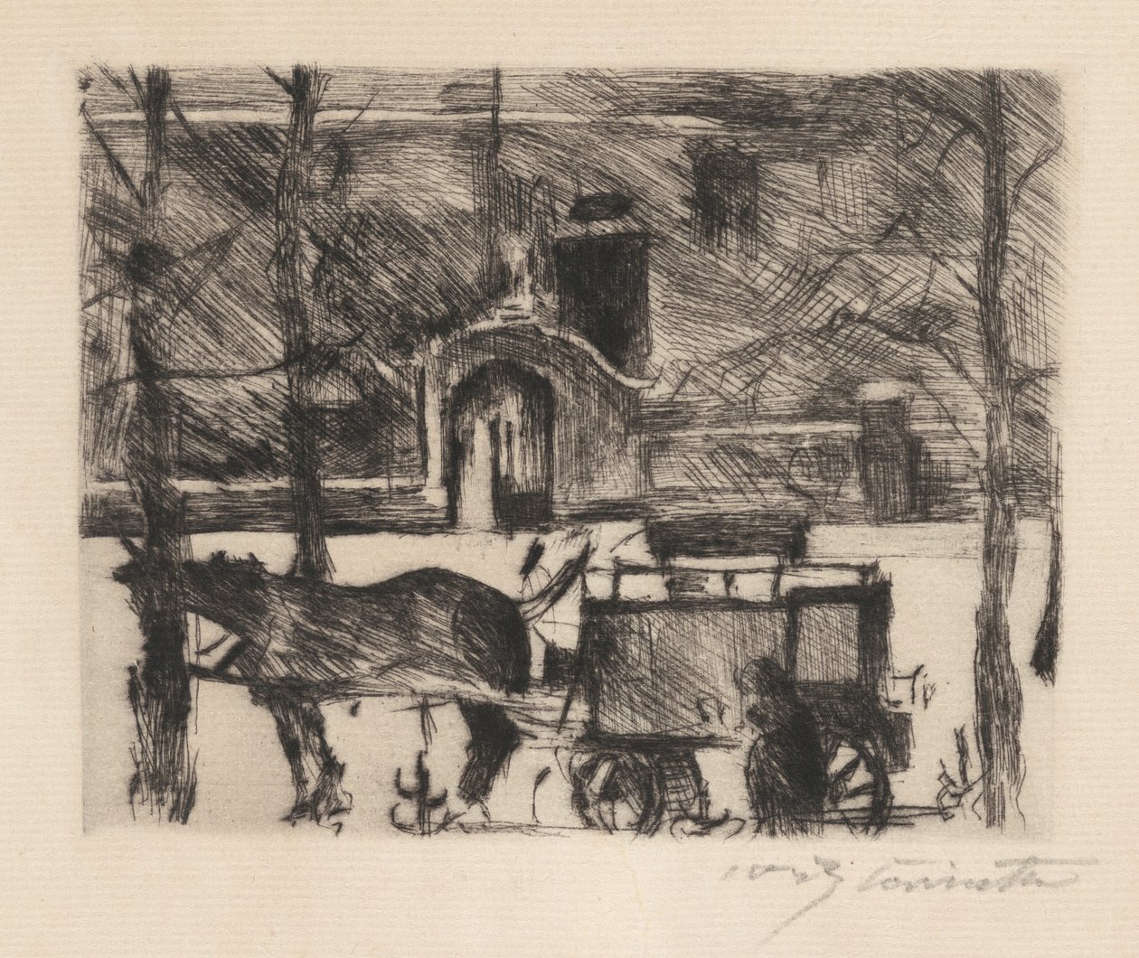 Milchwagen von Lovis Corinth
