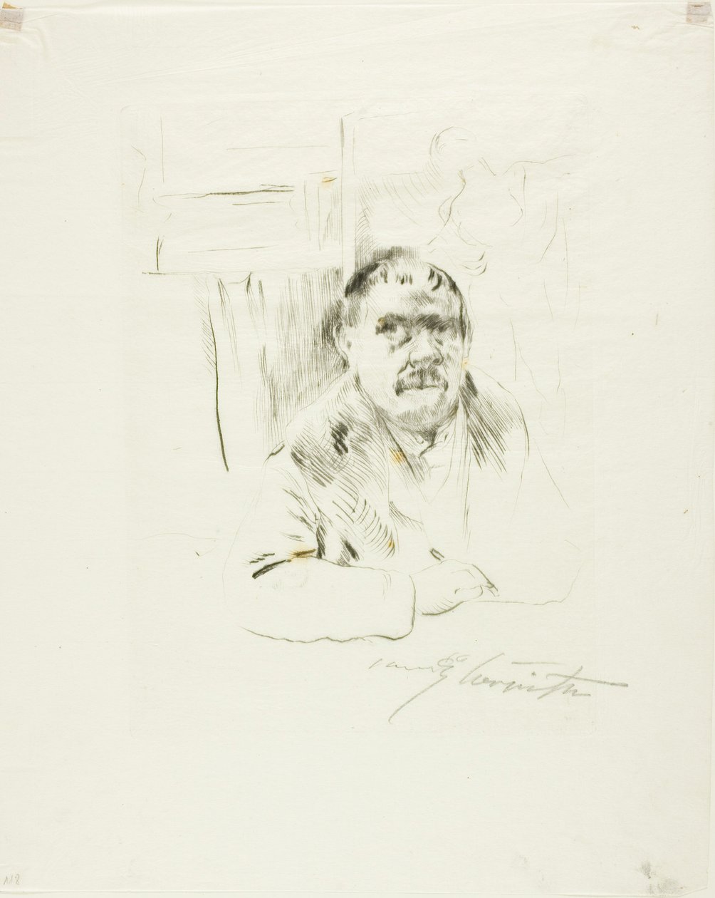 Selbstporträt von Lovis Corinth
