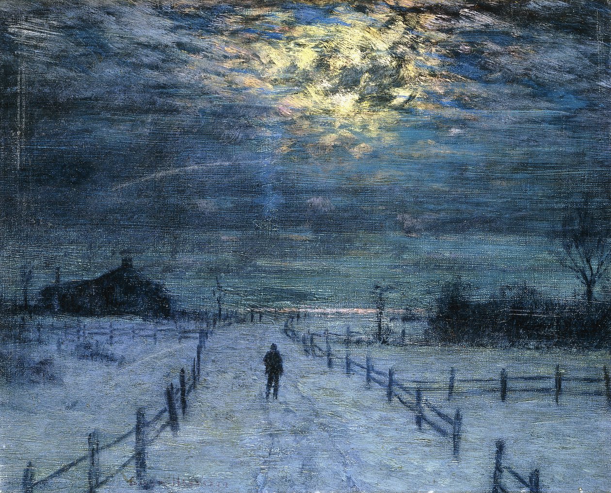 Ein winterlicher Spaziergang von Lowell Birge Harrison