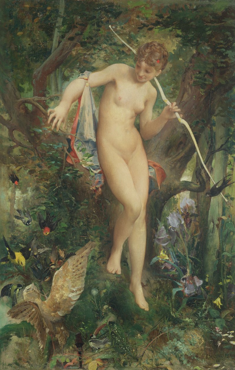 Diana, 1878 von Luc Oliver Merson
