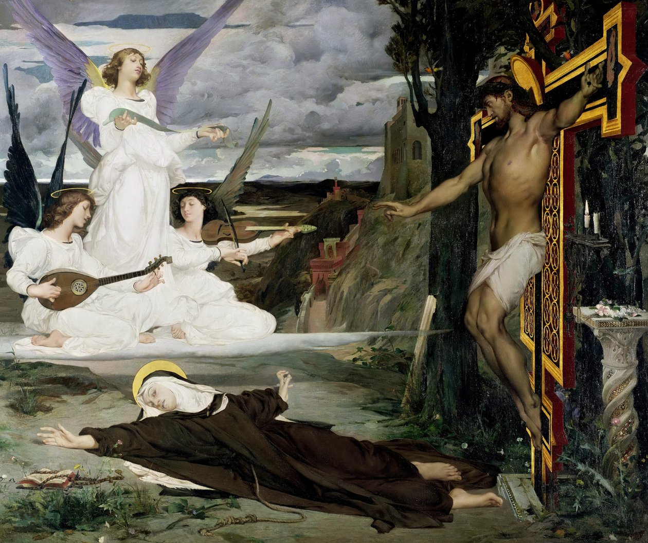 Die Vision, 1872 von Luc Olivier Merson