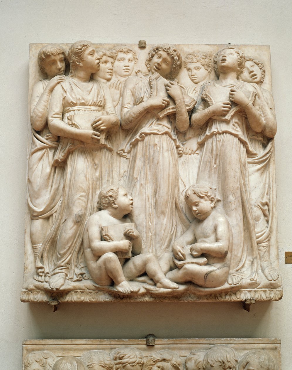 Singende Engel, Relief von der Cantoria, ca. 1432-38 von Luca Della Robbia