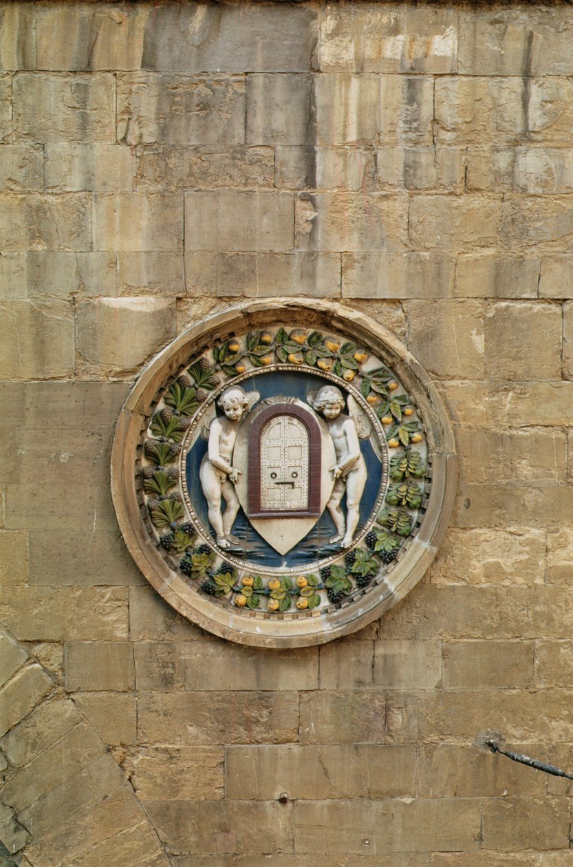Stemma der Seidenwebergilde von Luca Della Robbia