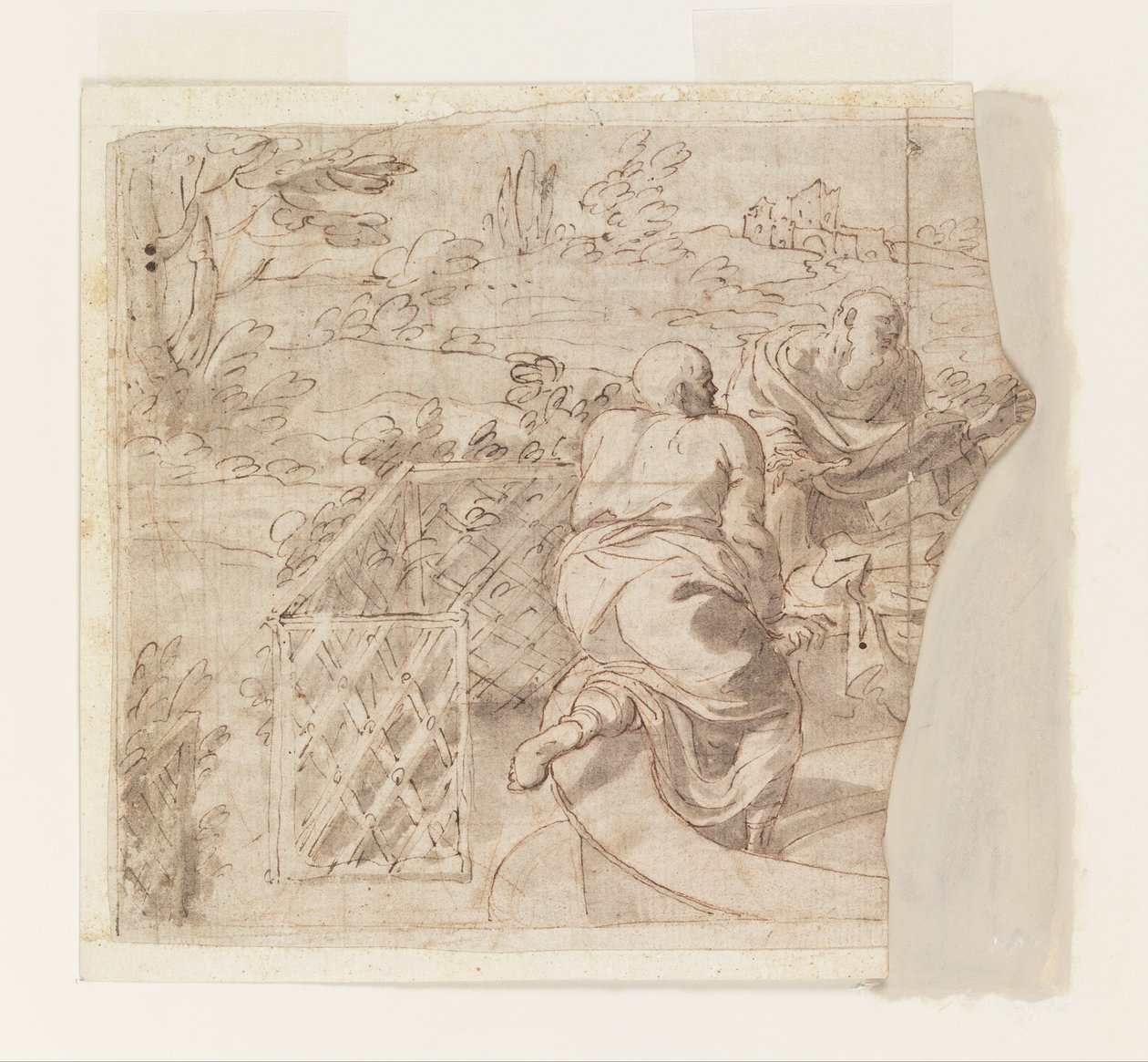 Entwurf für Susanna und die Ältesten von Luca Giordano