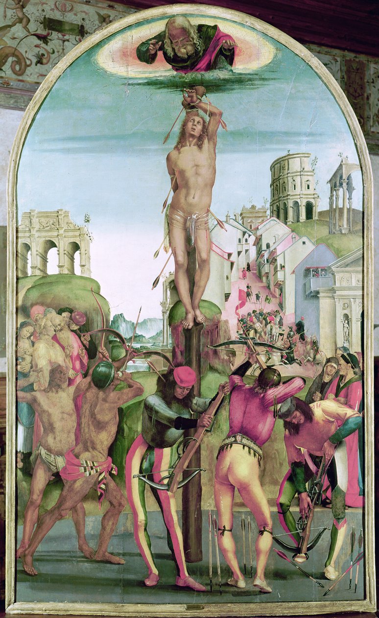 Das Martyrium des Heiligen Sebastian von Luca Signorelli