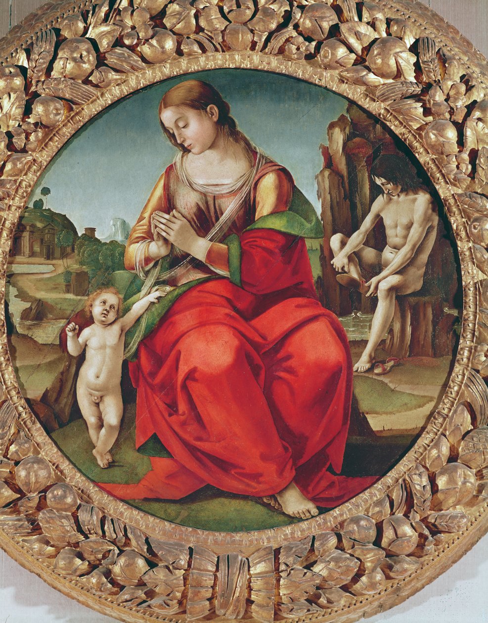 Jungfrau mit Kind, 1495-98 von Luca Signorelli