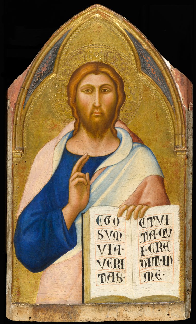 Christus segnet von Luca di Tommè
