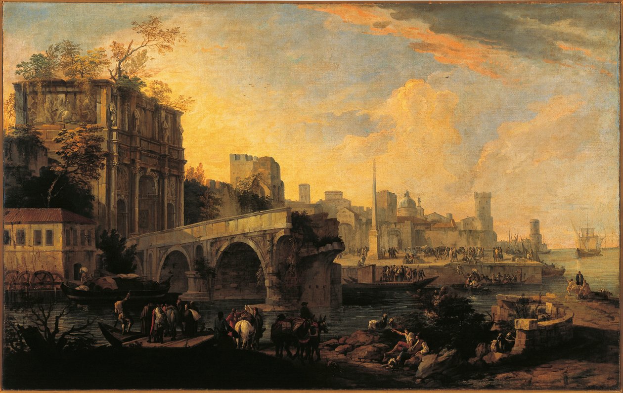 Dalmatinischer Hafen von Luca Carlevaris