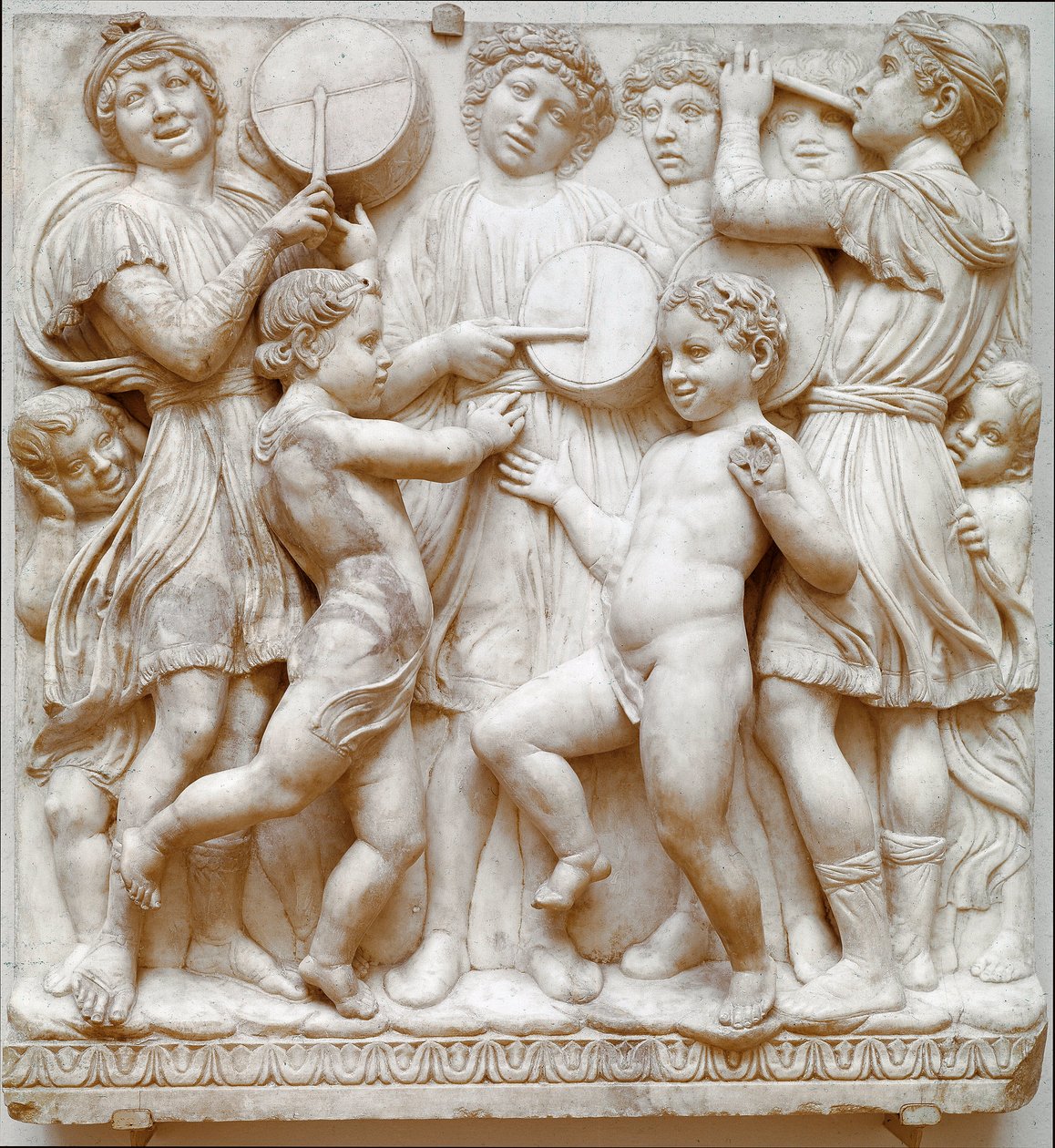 La Cantoria (Basrelief aus Marmor) von Luca Della Robbia
