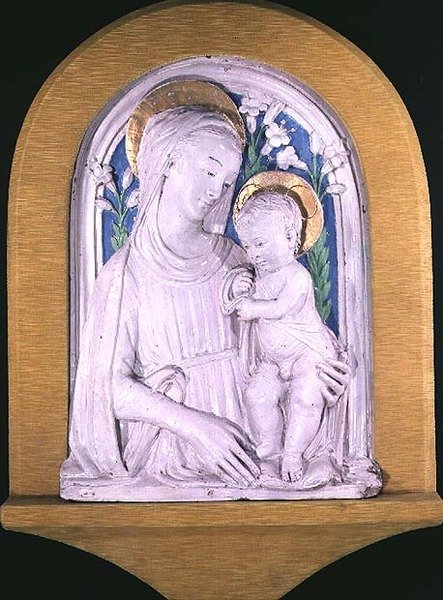 Madonna mit Kind von Luca Della Robbia