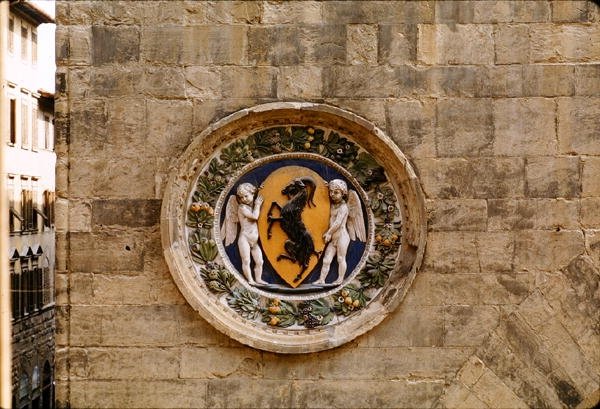 Stemma der Mercanzia-Gilde von Luca Della Robbia