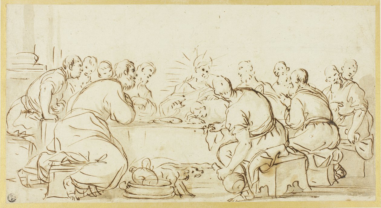 Das letzte Abendmahl von Luca Giordano