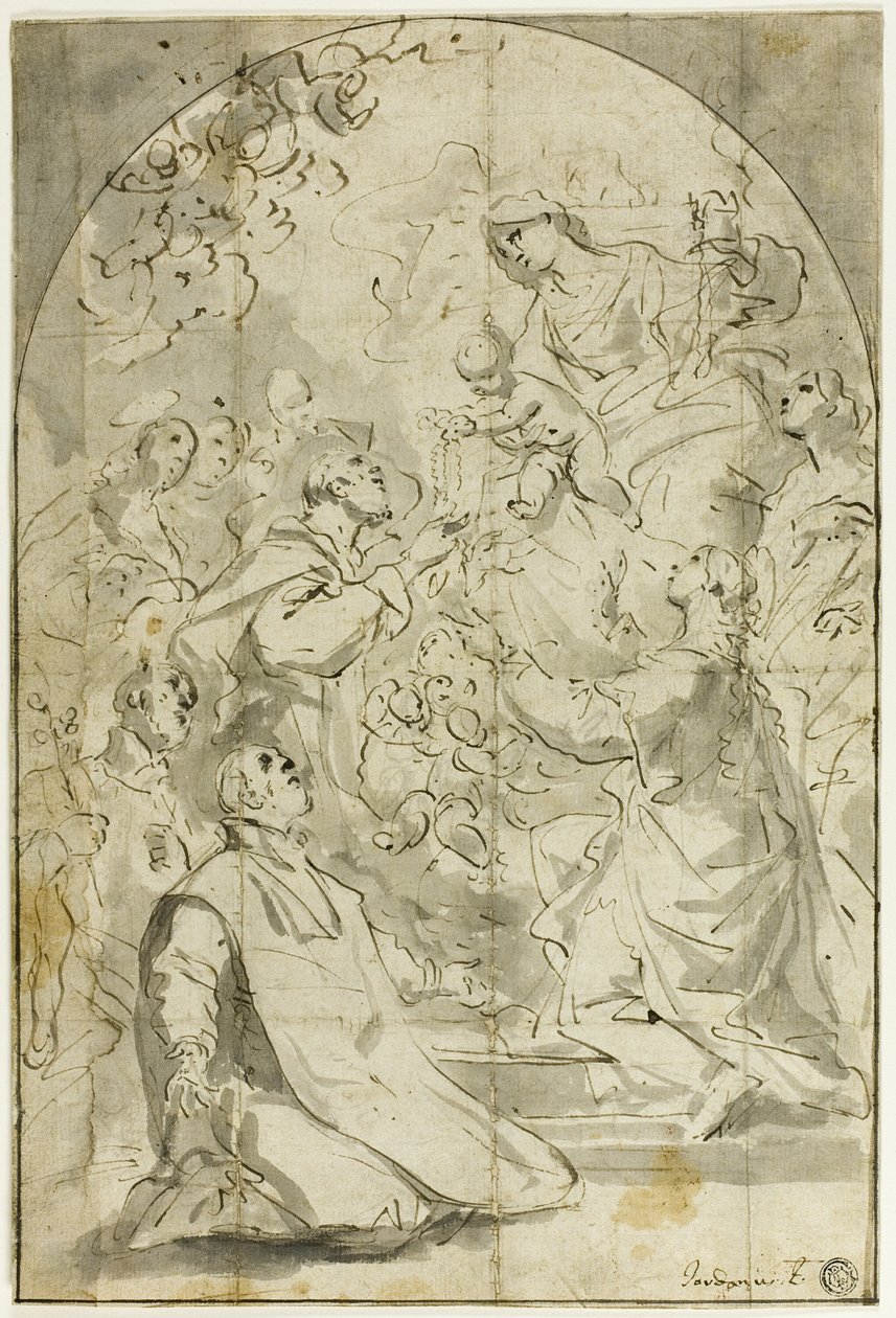 Vision des Heiligen Dominikus von Luca Giordano