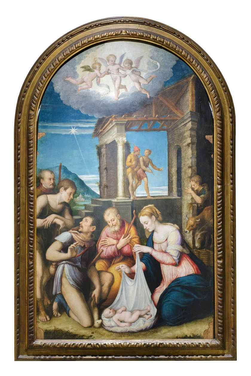 Anbetung der Hirten von Luca Longhi