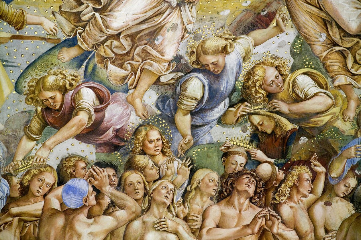 Erwählte, aus dem Freskozyklus Jüngstes Gericht von Luca Signorelli