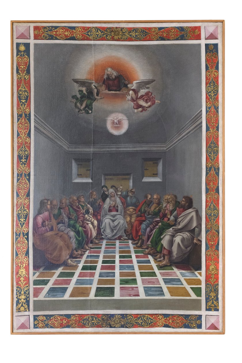 Der Abstieg des Heiligen Geistes von Luca Signorelli