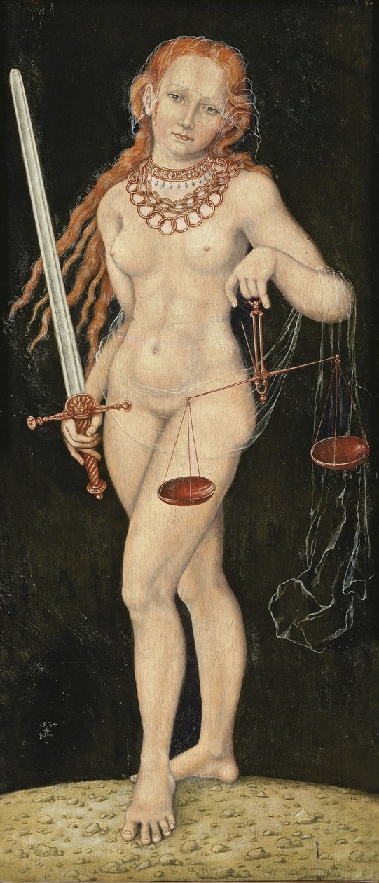 Gerechtigkeit von Lucas Cranach the Elder