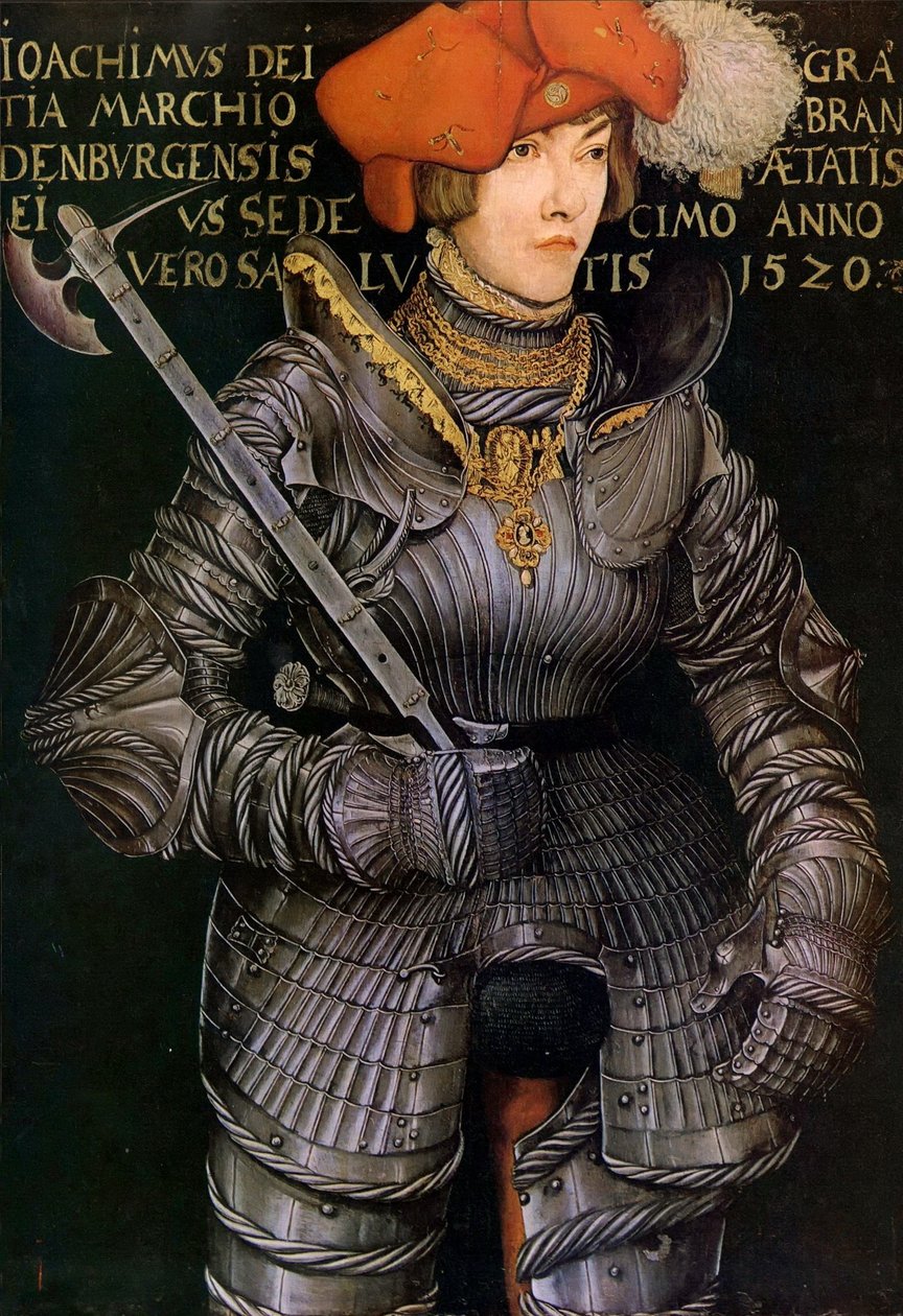 Kurprinz Joachim II. von Brandenburg von Lucas Cranach the Elder