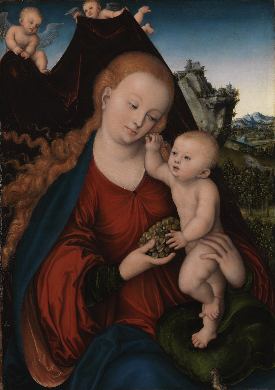 Madonna und Kind von Lucas Cranach the Elder