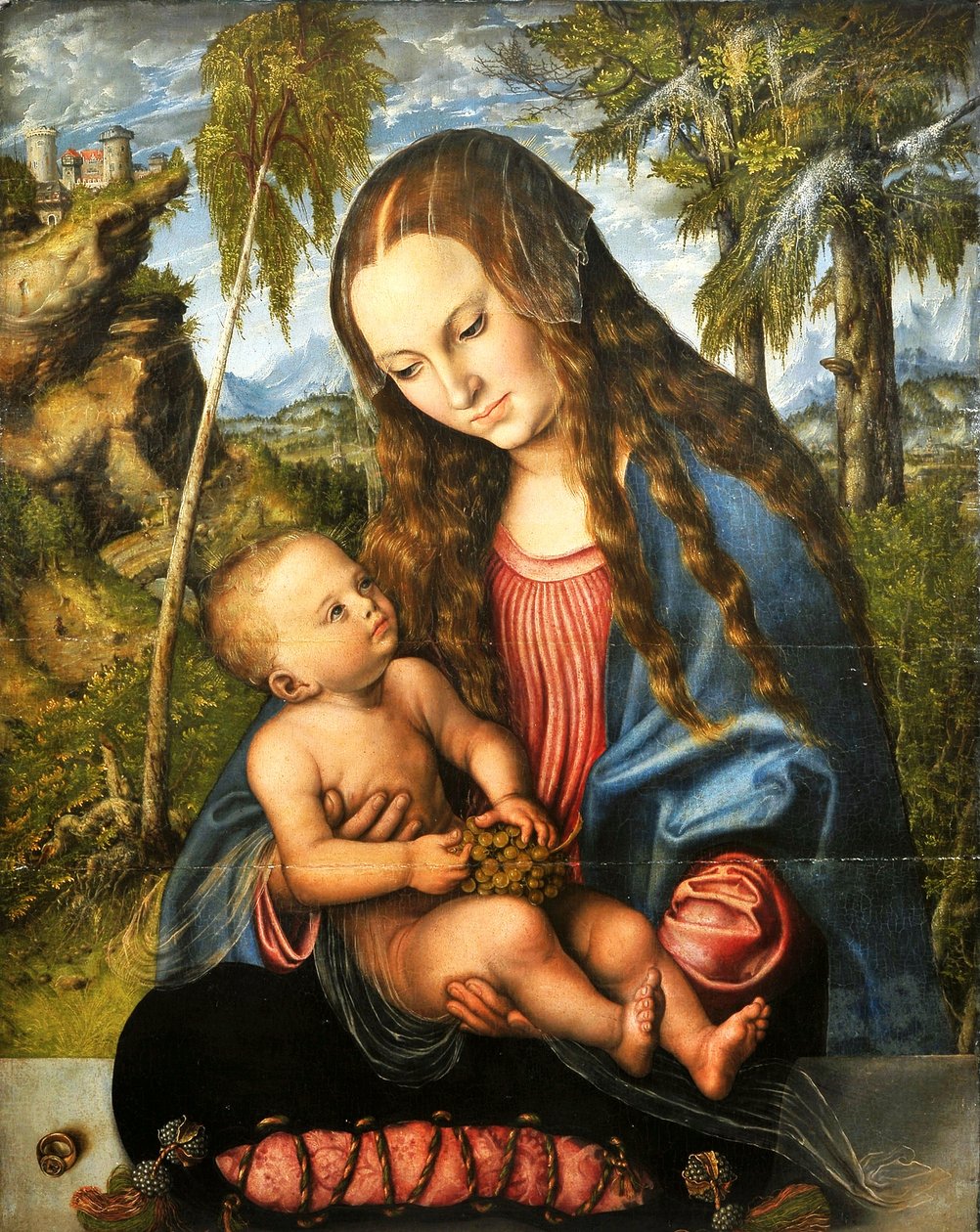 Madonna unter der Tanne von Lucas Cranach the Elder
