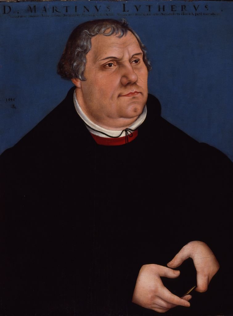 Porträt von Martin Luther von Lucas Cranach the Elder