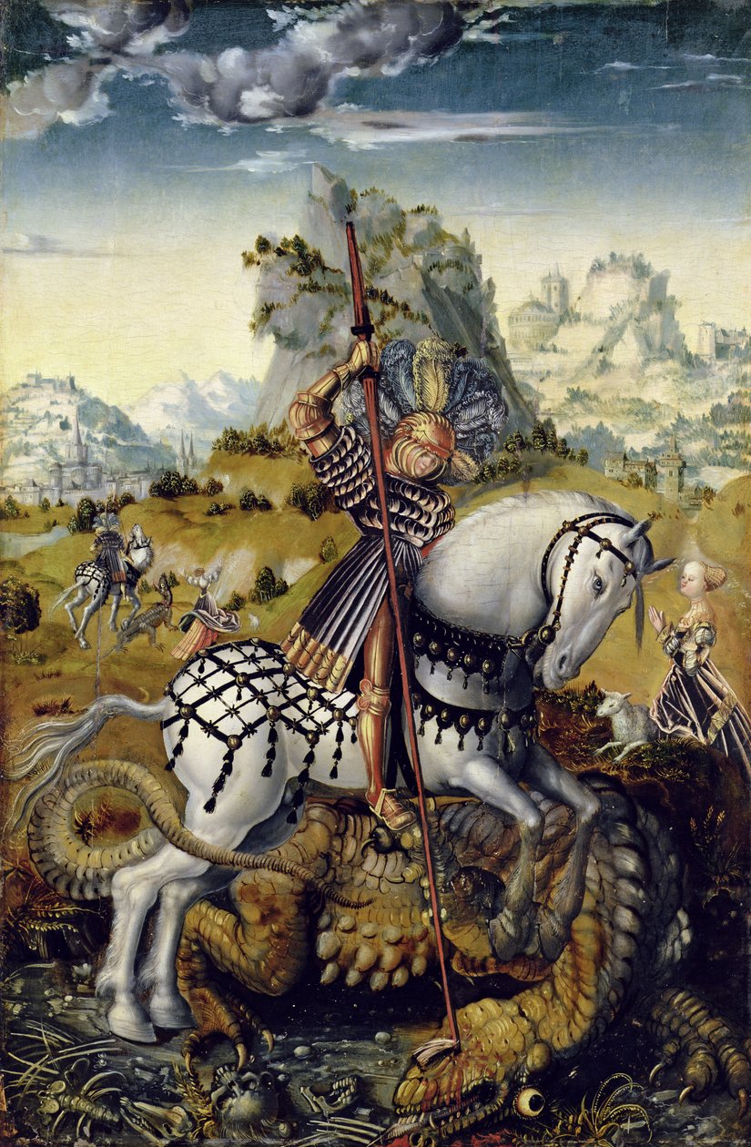 St. Georg von Lucas Cranach the Elder