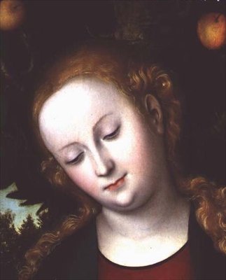 Kopf der Jungfrau von Lucas Cranach the Elder