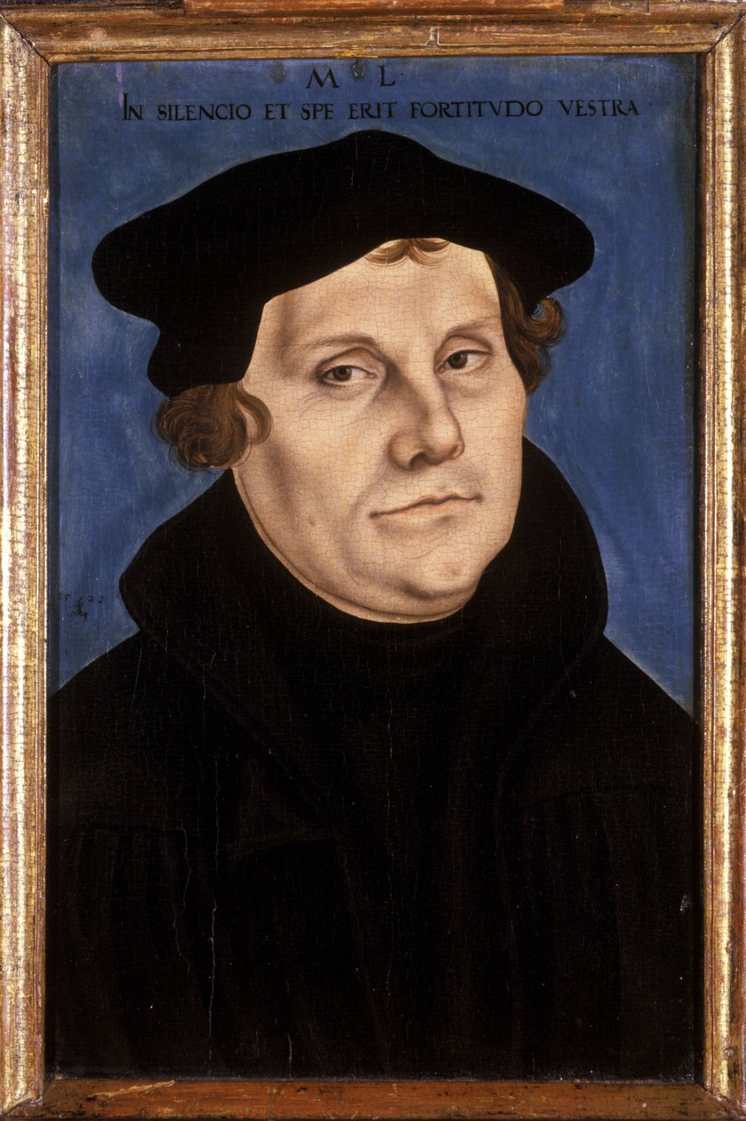 Martin Luther, 1529 von Lucas Cranach the Elder