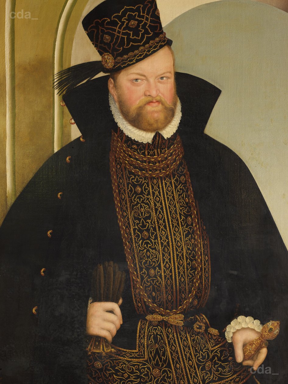 Porträt von Kurfürst August von Lucas Cranach the Younger  