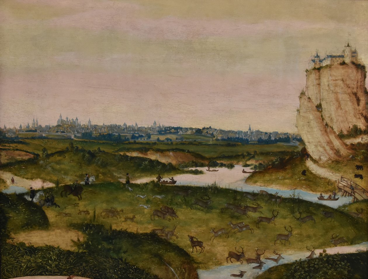 Hirschjagd von Lucas Cranach the Younger