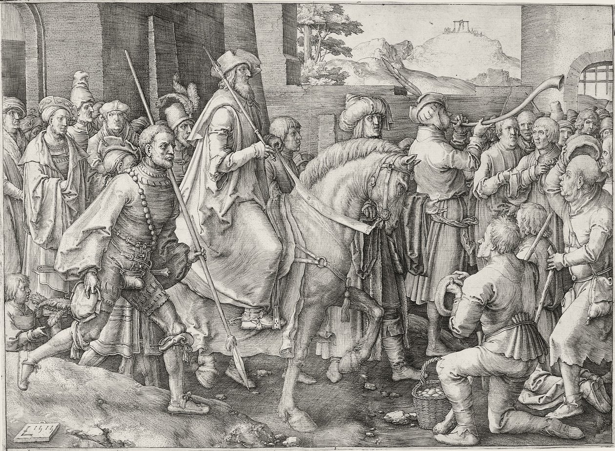 Der Triumph von Mordechai von Lucas van Leyden