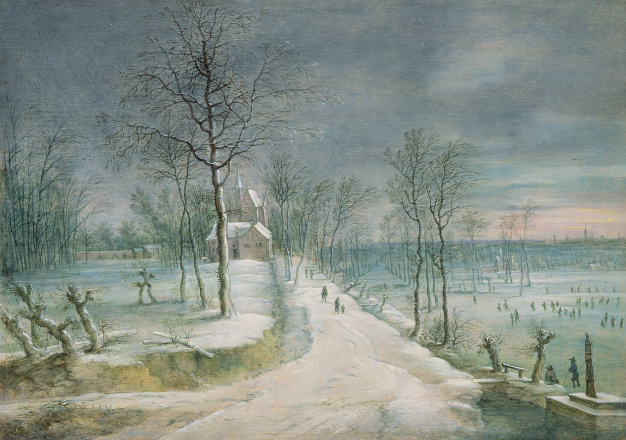 Winterlandschaft von Lucas van Uden