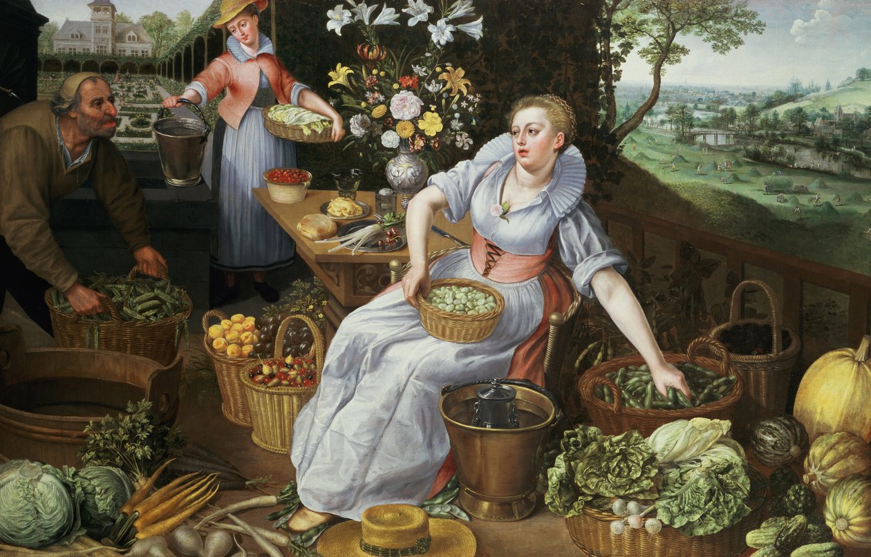 Eine Allegorie des Sommers von Lucas van Valckenborch