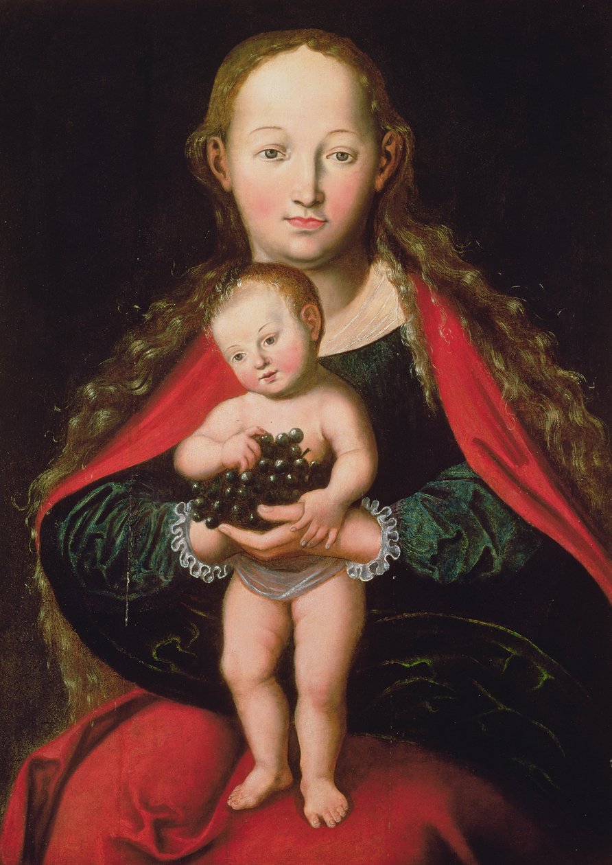 Die Jungfrau und das Kind von Lucas Cranach