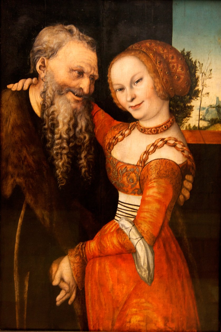 Ein ungleiches Paar von Lucas Cranach the Elder