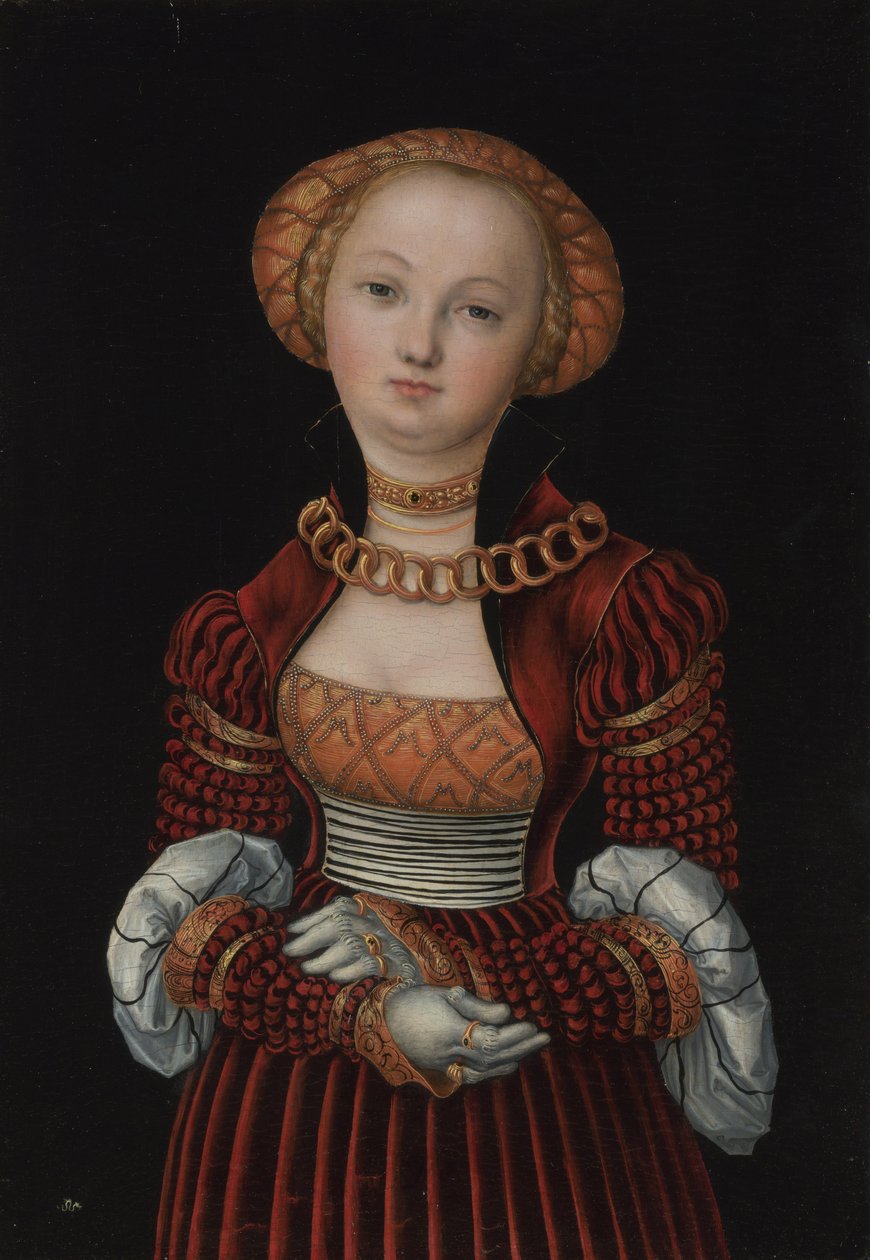 Bildnis einer Frau von Lucas Cranach the Elder