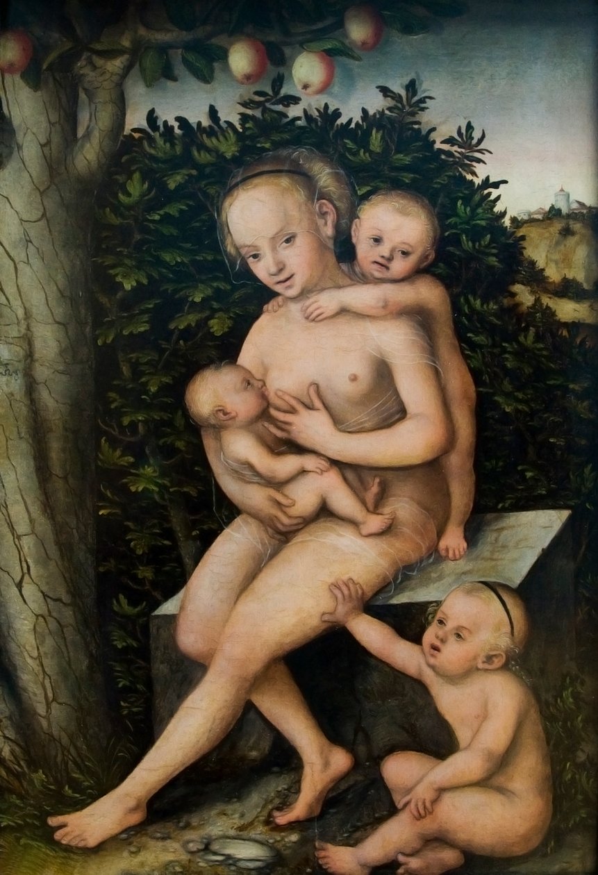 Caritas von Lucas Cranach the Elder