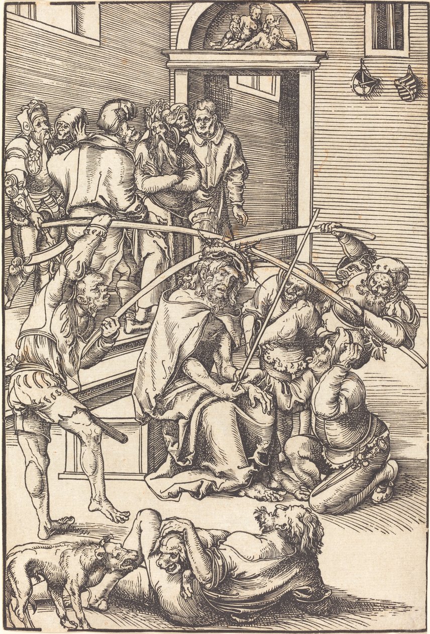 Christus mit Dornenkrone von Lucas Cranach the Elder
