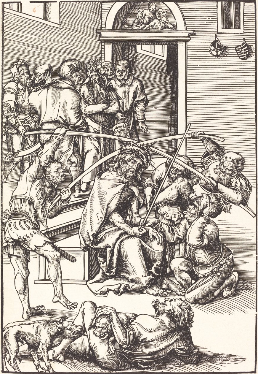 Christus mit Dornen gekrönt von Lucas Cranach the Elder