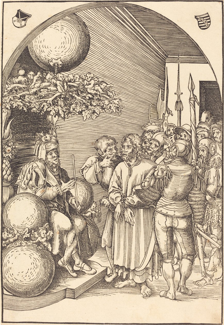 Christus vor Herodes von Lucas Cranach the Elder