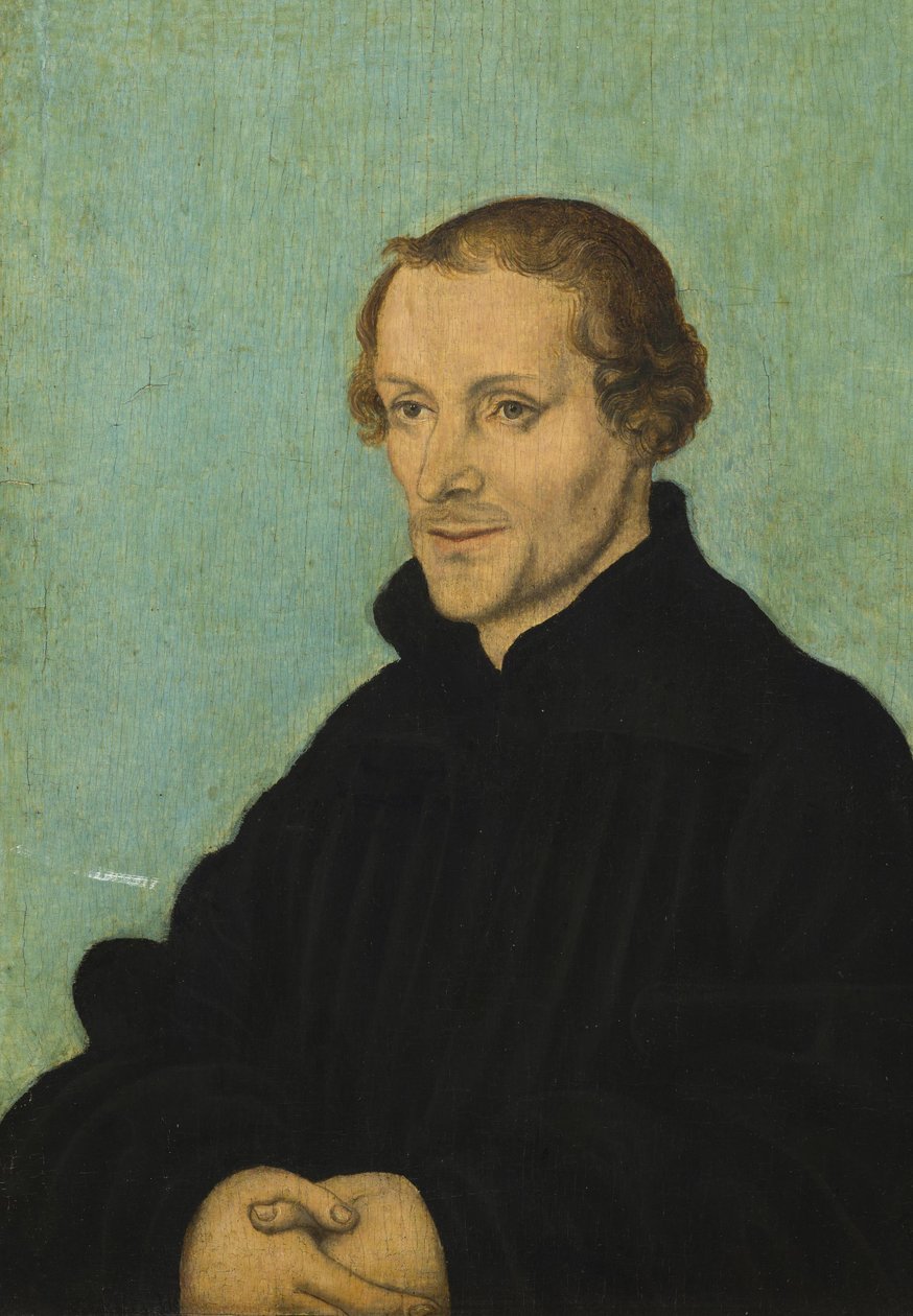 Porträt von Philipp Melanchthon von Lucas Cranach the Elder