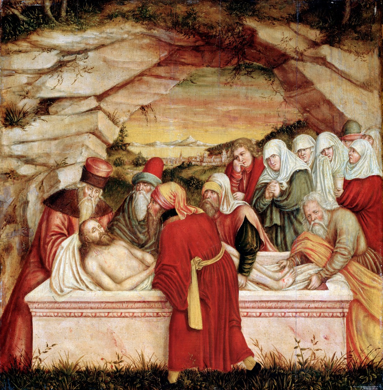 Die Grablegung von Lucas Cranach the Elder