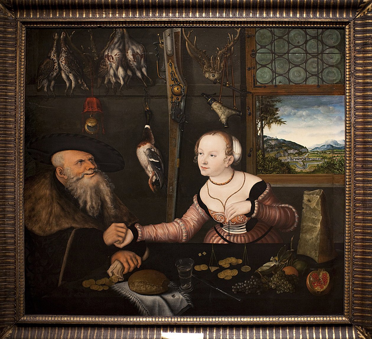 Das ungleiche Paar von Lucas Cranach the Elder