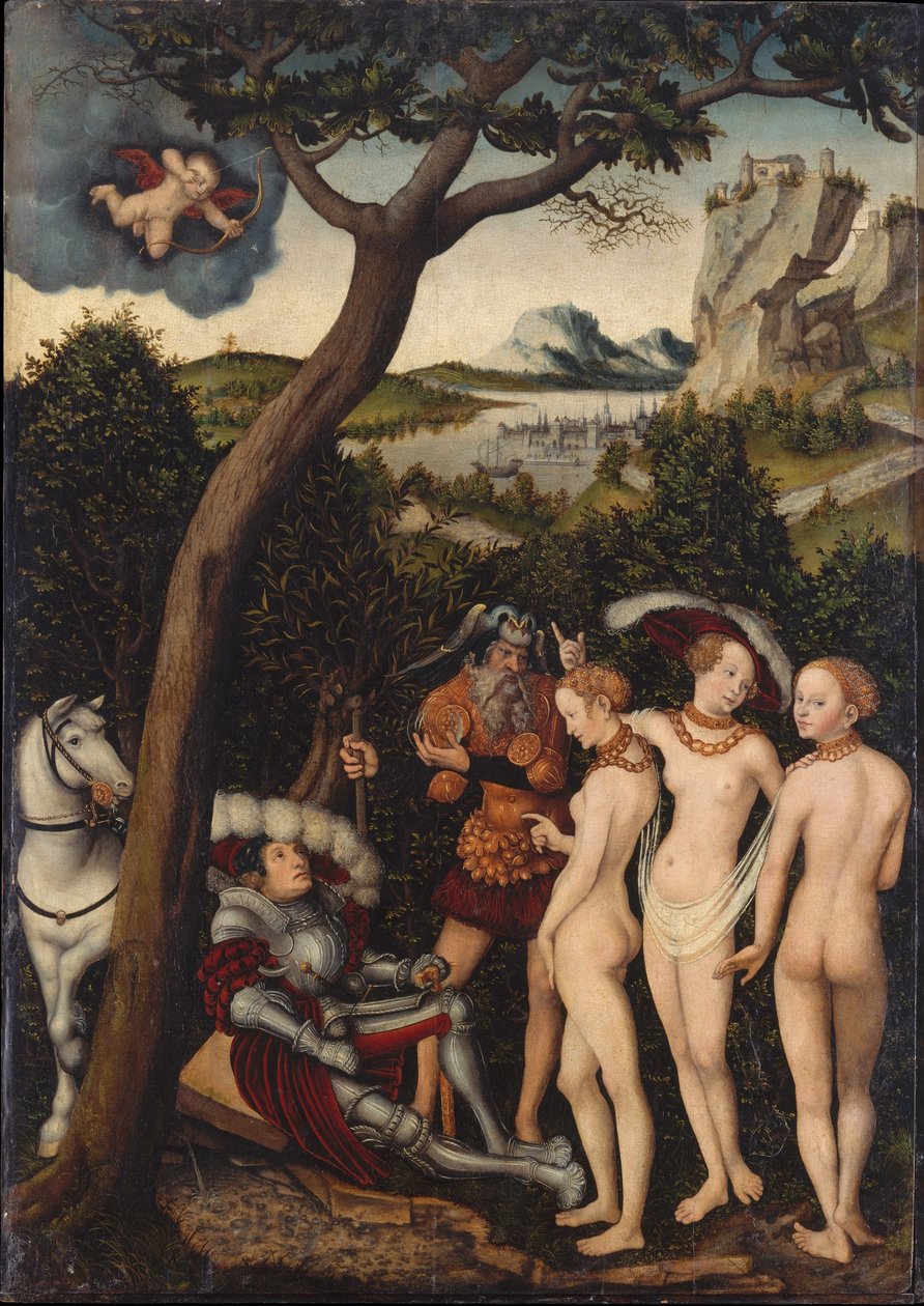 Das Urteil des Paris von Lucas Cranach the Elder